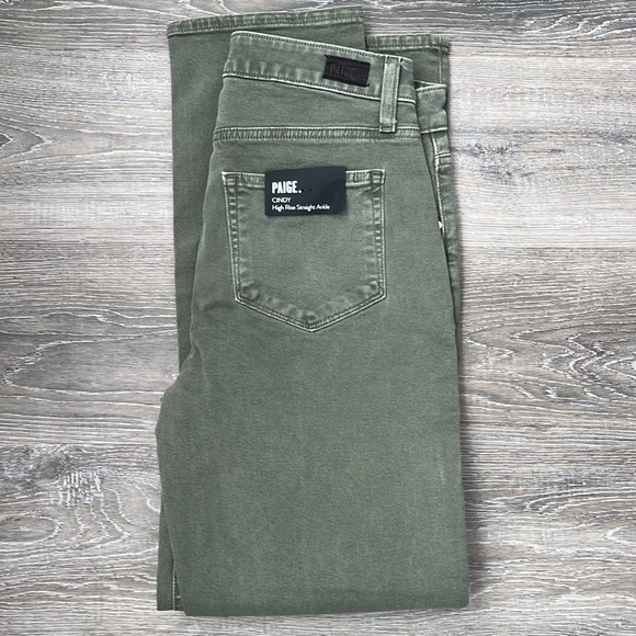 Paige Cindy High Rise Striaght Ankle Jeans - Picture 4 of 5